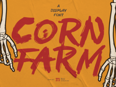 Corn Farm Font playful