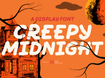 Creepy Midnight Font playful