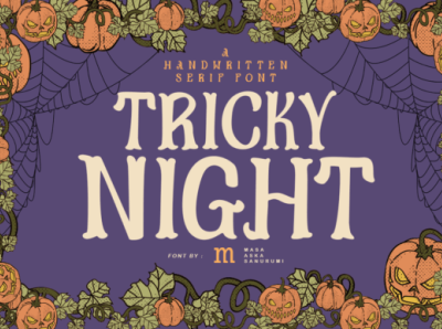 Tricky Night Font playful