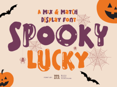 Spooky Lucky Font playful