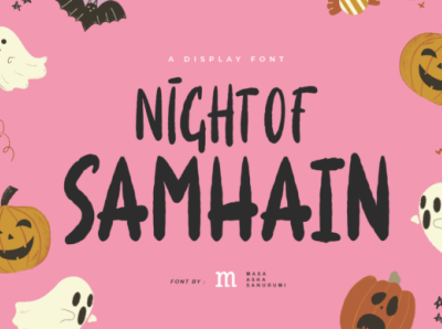 Night of Samhain Font playful