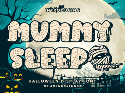 Mummy Sleep Font playful