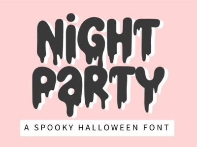 Night Party Font playful