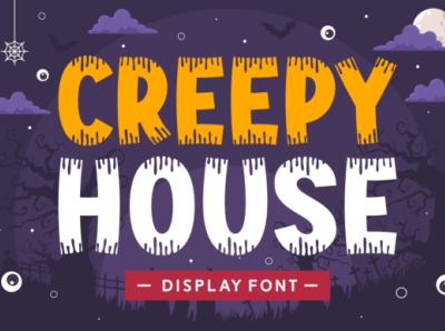 Creepy House Font playful