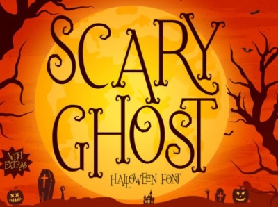 Scary Ghost Font playful