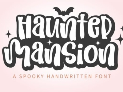 Haunted Mansion Font playful