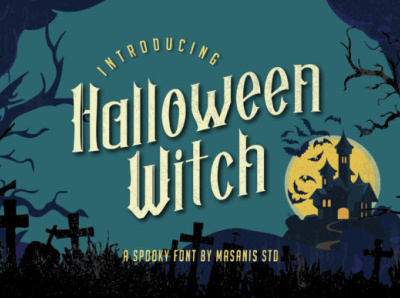 Halloween Witch Font playful