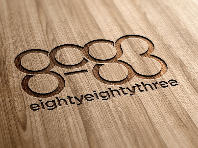 8083 Concept Design typography logotype concept