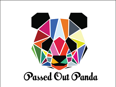 Panda branding colorful colors design flat geometric art geometry animation illustration logo logo design logodesign vector vector art vectorart