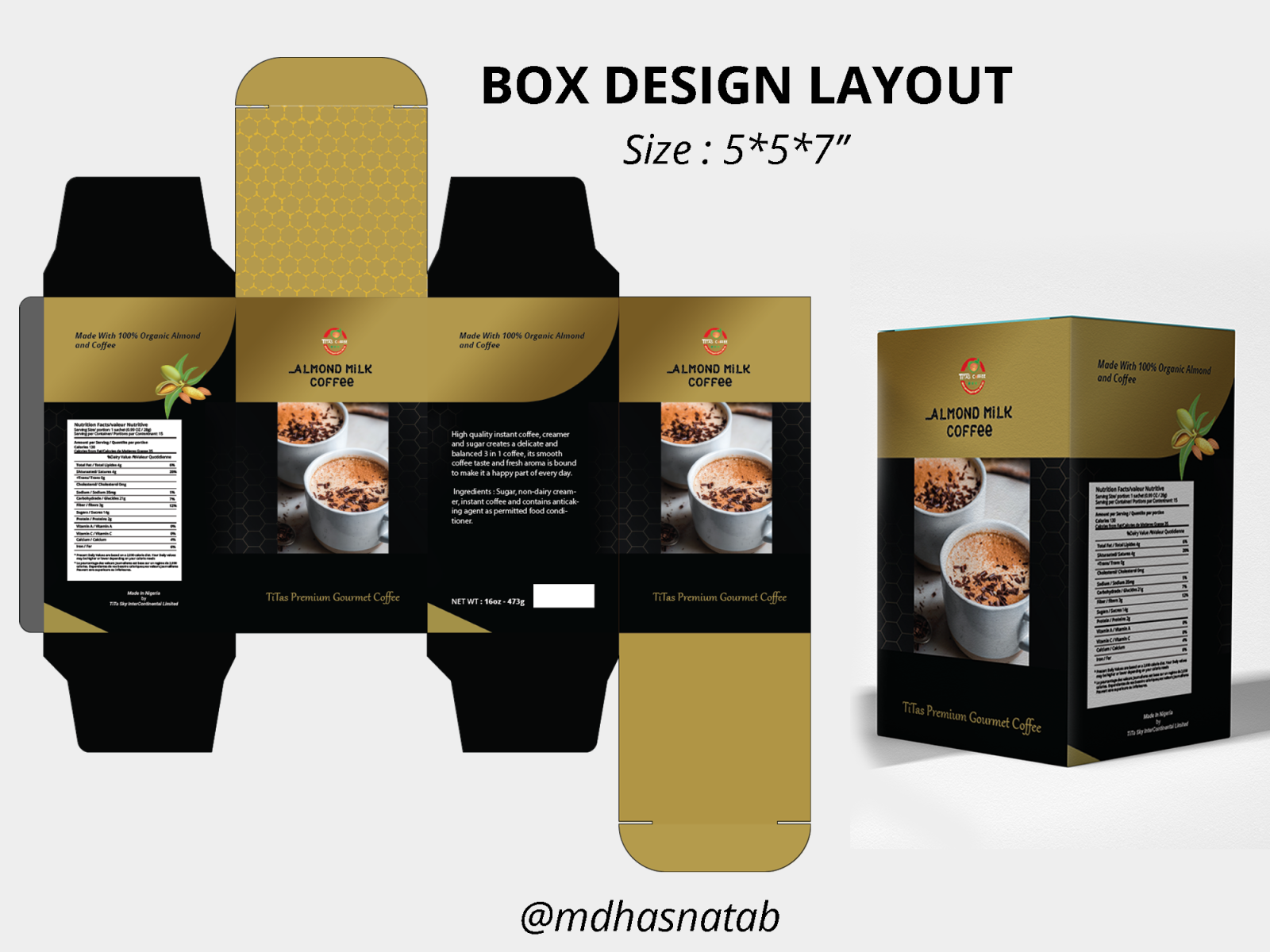 Packaging Design Layout