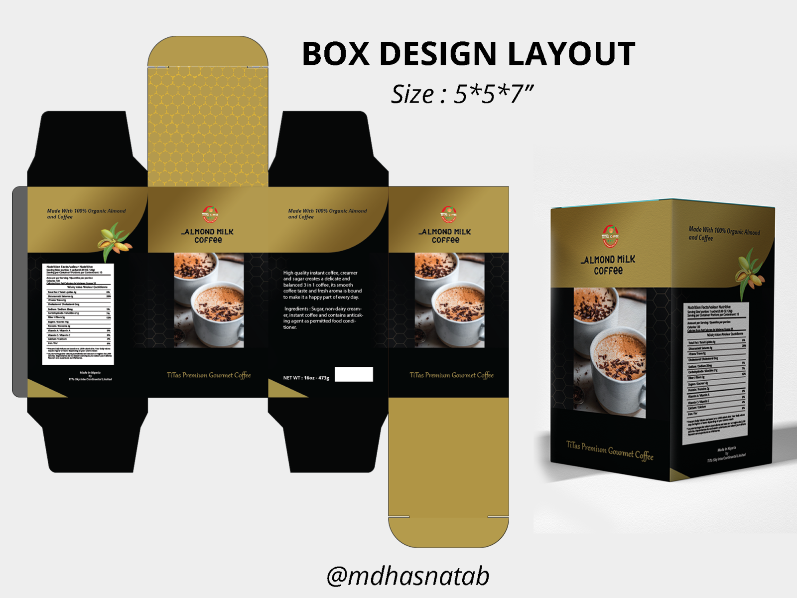 box packaging design