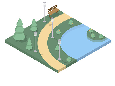 Isometric park