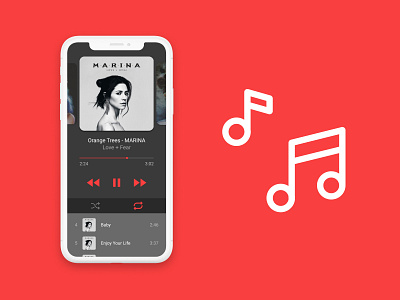 Music Player - #DailyUI #009