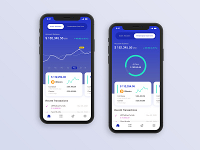 exchange app design graphic design ui