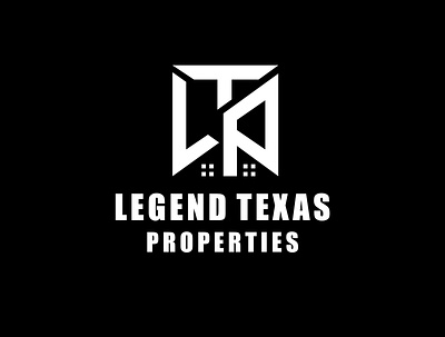 Legend Texas Properties design flat icon illustration illustrator lettering logo logo design logos minimal properties propertieslogo typography vector