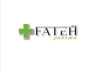 Fateh Pharma design flat icon illustration illustrator logo logo design logos minimal vector