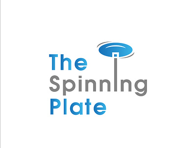 THE SPINNING PLATE design icon illustration illustrator logo logo design logos minimal modern plates spinning vector