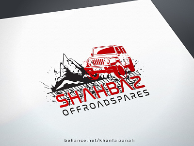 Shahbaz Off Road Spares branding flat graphic design logo logodesign minimalist modern