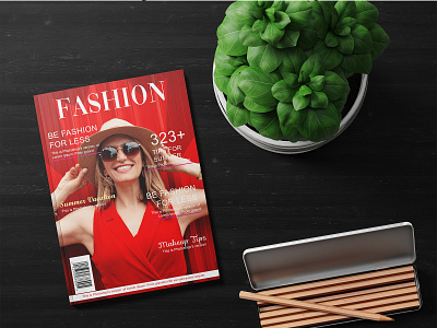 Fashion Magazine cover design magazine cover magazine layout