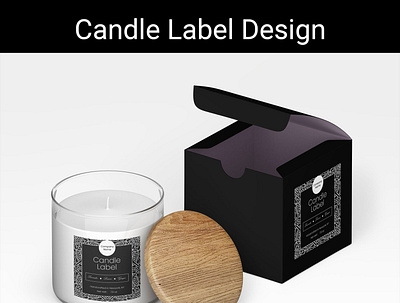 Candle Label design label labeldesign package design packaging design