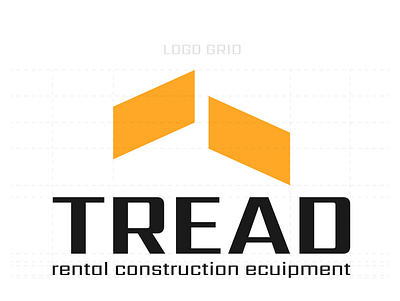 Minimalist Logo for construction equipment rental company company construction company illustration logo logo design logotype rental vector