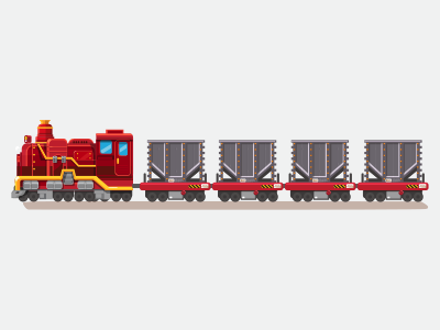 TrainCity game illustration item object train traincity vector