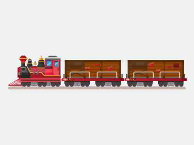 TrainCity game illustration item object train traincity vector