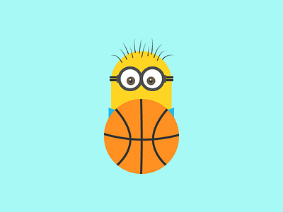 Minion Basketball basketball illustration minion minions