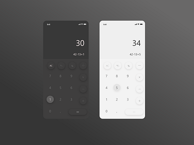 DAILY UI 4 - Calculator