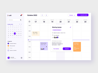 DAILY UI 38 - Calendar