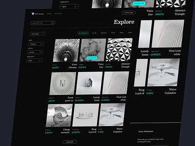 NFT Marketplace - Explore page
