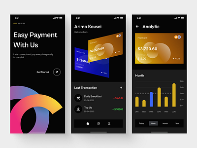 PayTrus - Finance Tech Mobile App app card detail page finance fintech mobile mobile app onboarding ui user interface