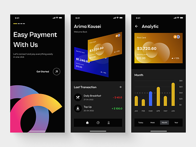 PayTrus - Finance Mobile App app card finance mobile mobile app ui user interface wallet