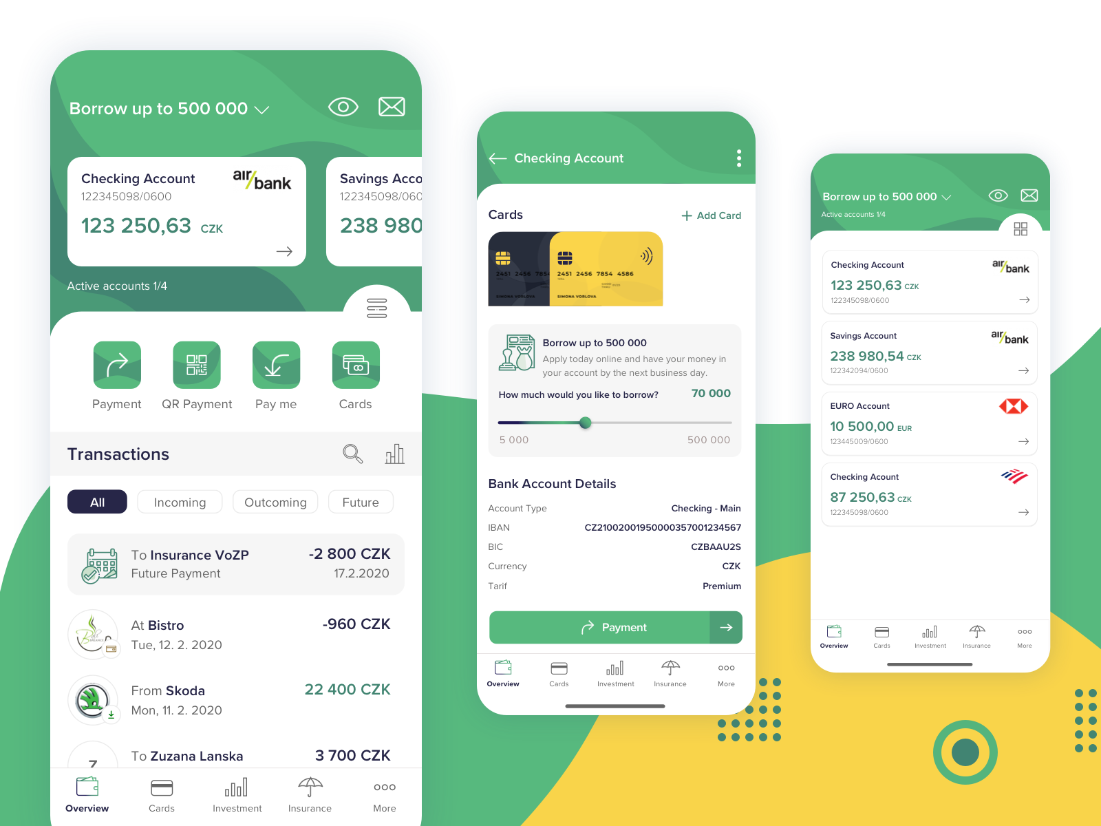 Mobile Bank iOS App by Simona Vorlova on Dribbble