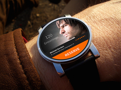 Moto360 - Barber's profile androidwear app apple ios moto360 smartwatch watch wear wearable