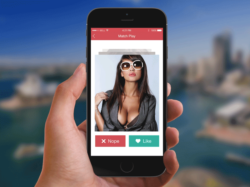 Tinder Style Dating App by Simona Vorlova on Dribbble