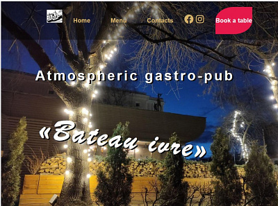 Gastro pub_shot_1 design gastro pub gastronomy nightlife photography ui ux web