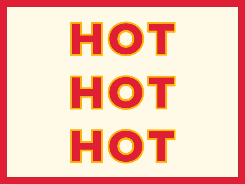 It's HOT! animated animated gif animation animation 2d heat hot summer summertime type