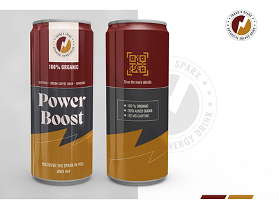 TnS- Power Boost branding energy drink packaging identity design packaging packaging design