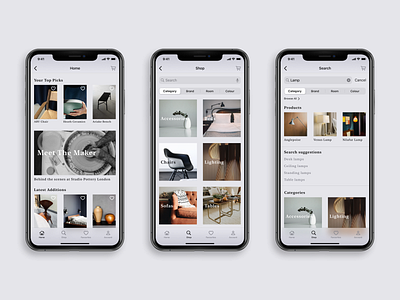 Search | E-Commerce App app design e commerce home interface minimal mobile mockup native online psd screens search shop sketch store ui ux