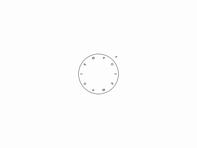 Tempo brand clock identity logo mark rhythm tempo time