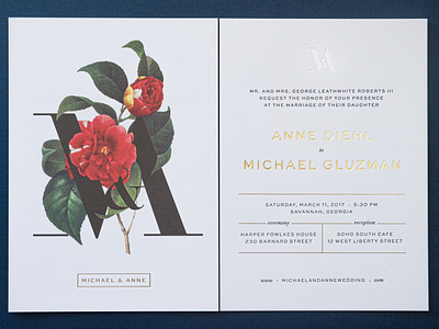 M&A Wedding Invites and RSVP