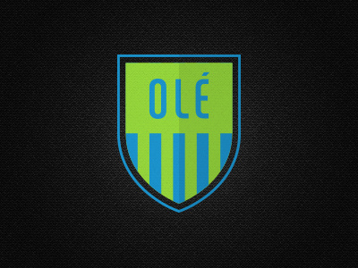 OLÉ badge crest fútbol ole olé shield soccer sport