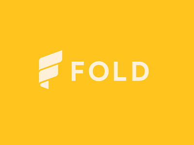Fold II app bend bitcoin f fold gold icon logo mark paper pay yellow