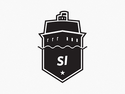 SI badge boat borough ferry icon island mark nyc sprite star staten waves