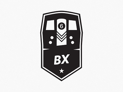 BX 6 badge borough bronx bx icon mark nyc sprite star subway train