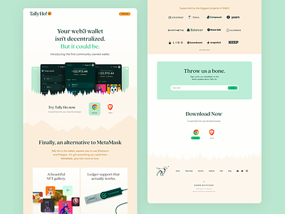 Tally Landing Pages