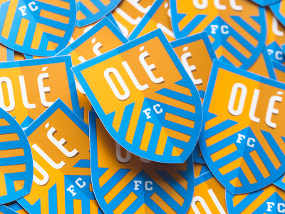 OLÉ FC Stickers badge fc futbol game ole shield soccer sticker stickermule