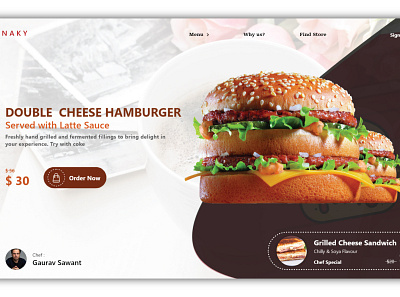 Cafe Product page cafe cafeteria design modern order product ui ux web