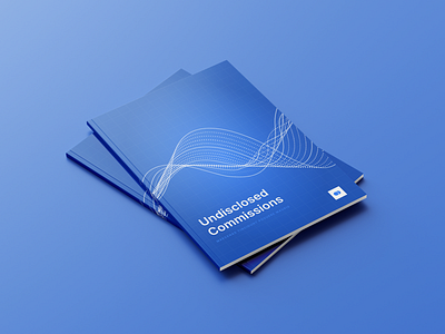 Front Cover blue brochure clean cover dark design flat design illustration magazine mockup modern tech